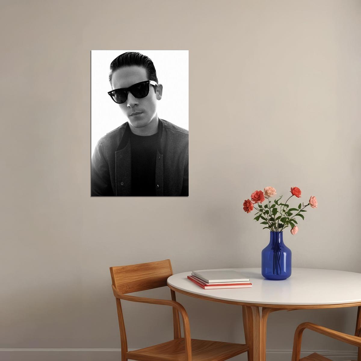 G-eazy American Singer Posing With Sunglasses Poster Wall Art Print Home Wall Decor