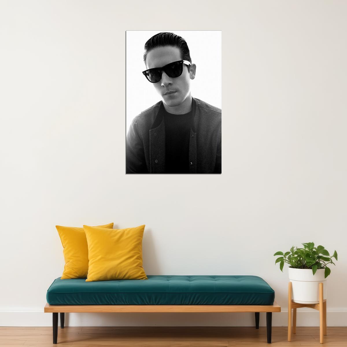 G-eazy American Singer Posing With Sunglasses Poster Wall Art Print Home Wall Decor