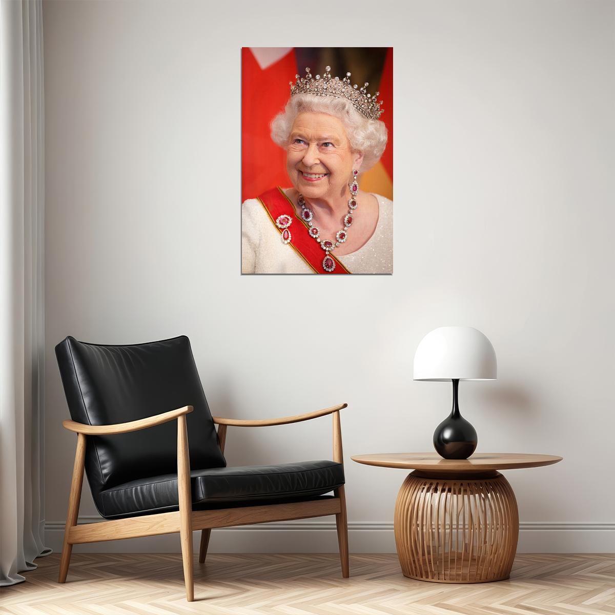 Queen Elizabeth High Governor Queen Of England Poster Wall Art Print Home Wall Decor - xonomax