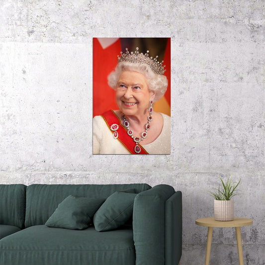 Queen Elizabeth High Governor Queen Of England Poster Wall Art Print Home Wall Decor - xonomax