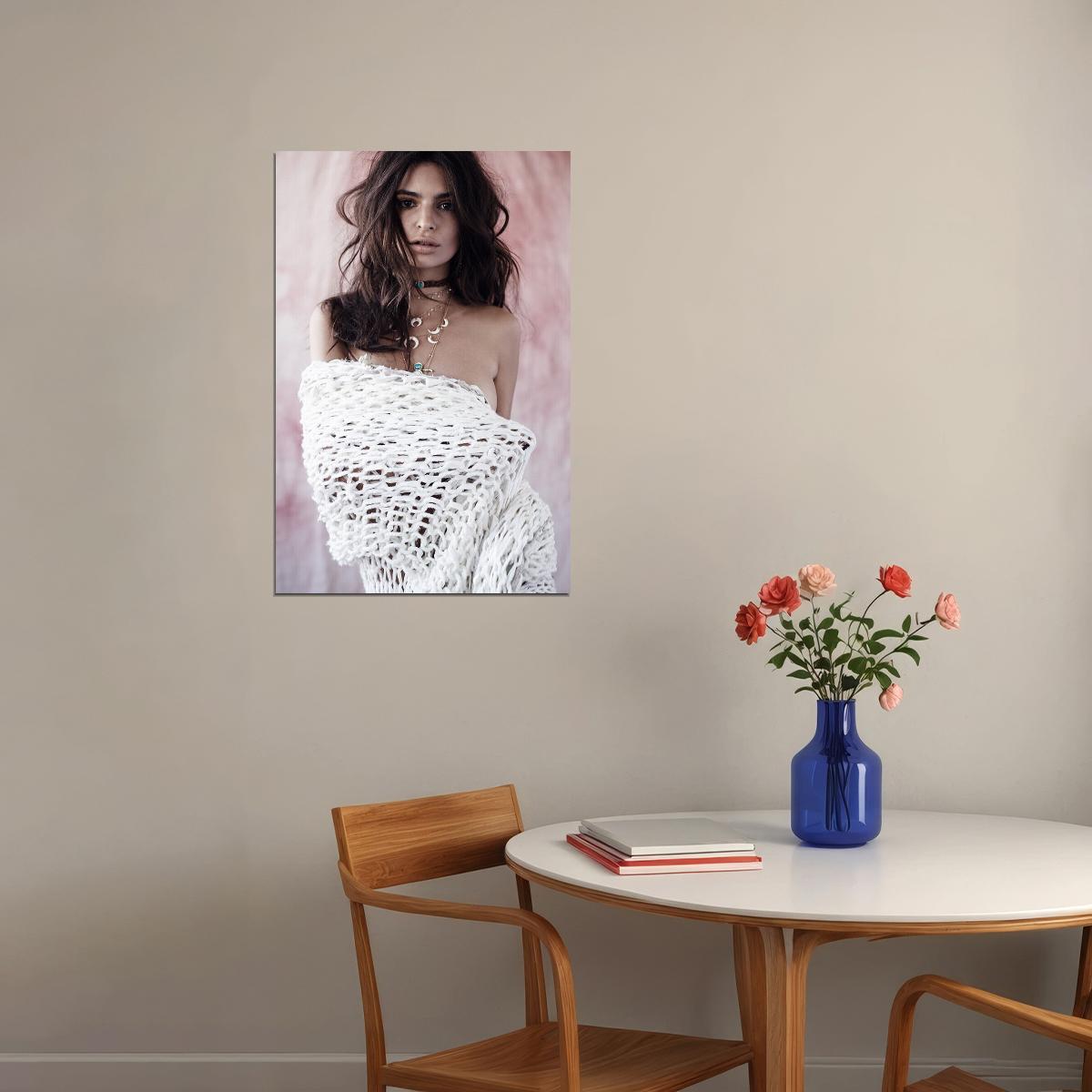 Emily Ratajkowski British-american Model Poster Wall Art Print Home Wall Decor - xonomax