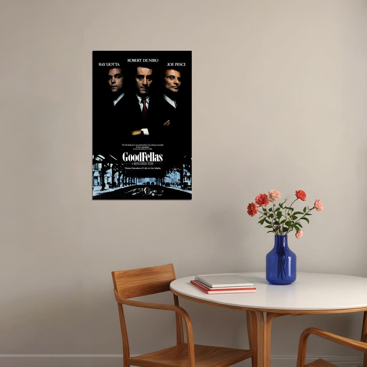 Ray Liotta Goodfellas Movie Biography Drama Tribute Poster Wall Art Print Home Wall Decor - xonomax