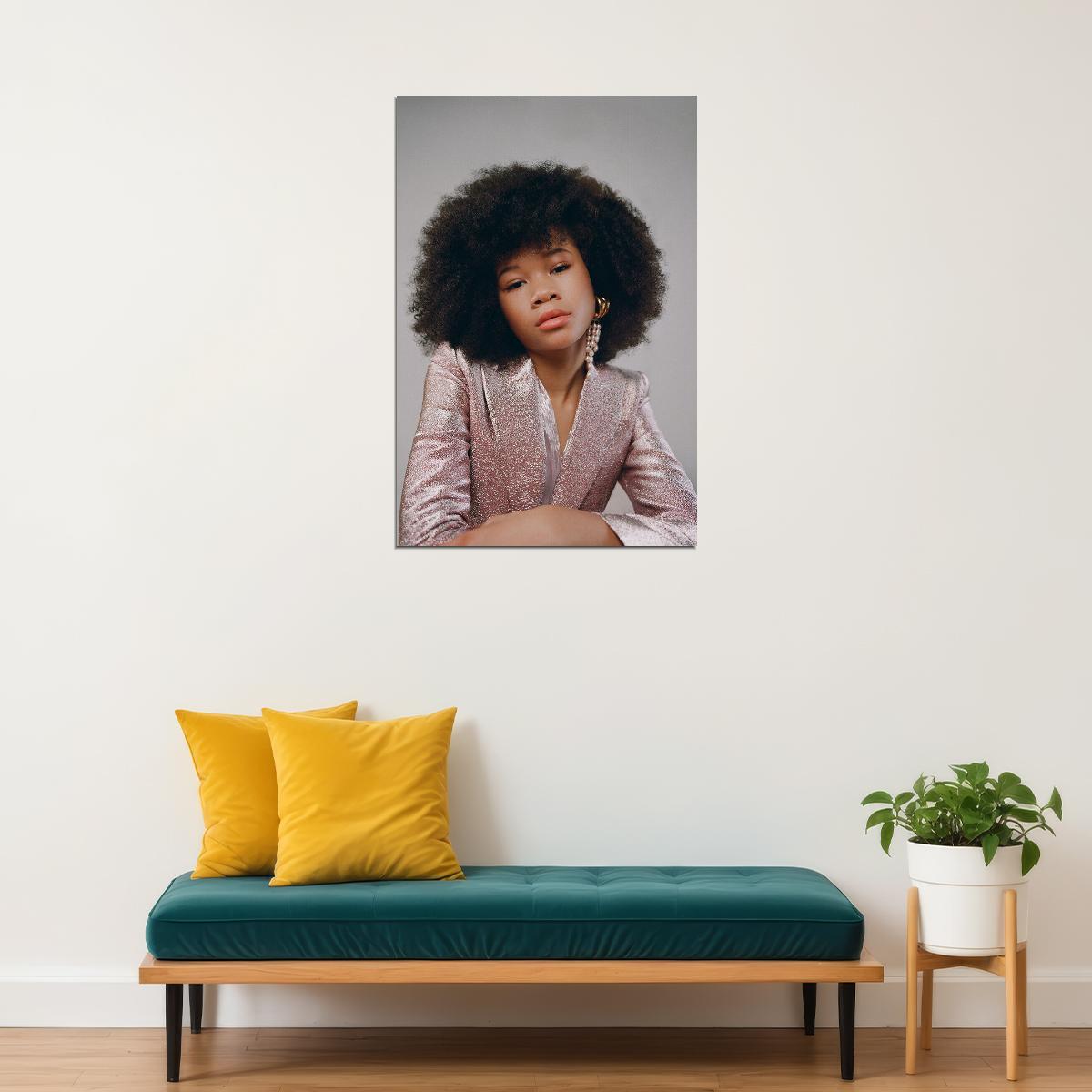 Storm Reid American Young Actress Poster Wall Art Print Home Wall Decor - xonomax