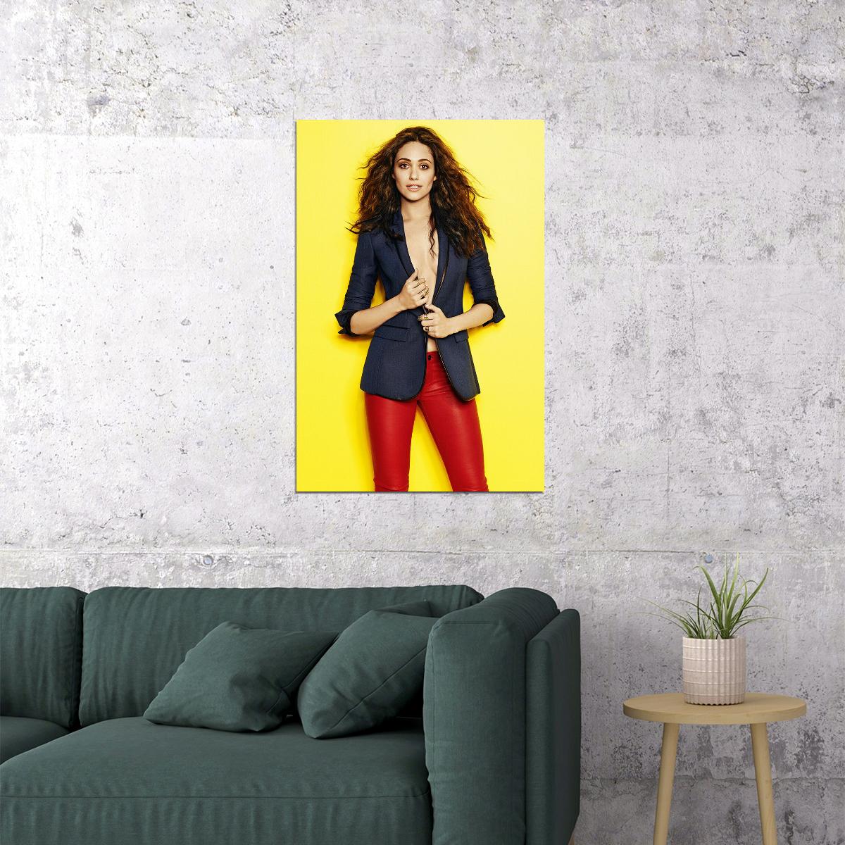 Emmy Rossum Songwriter And American Artist Poster Wall Art Print Home Wall Decor - xonomax
