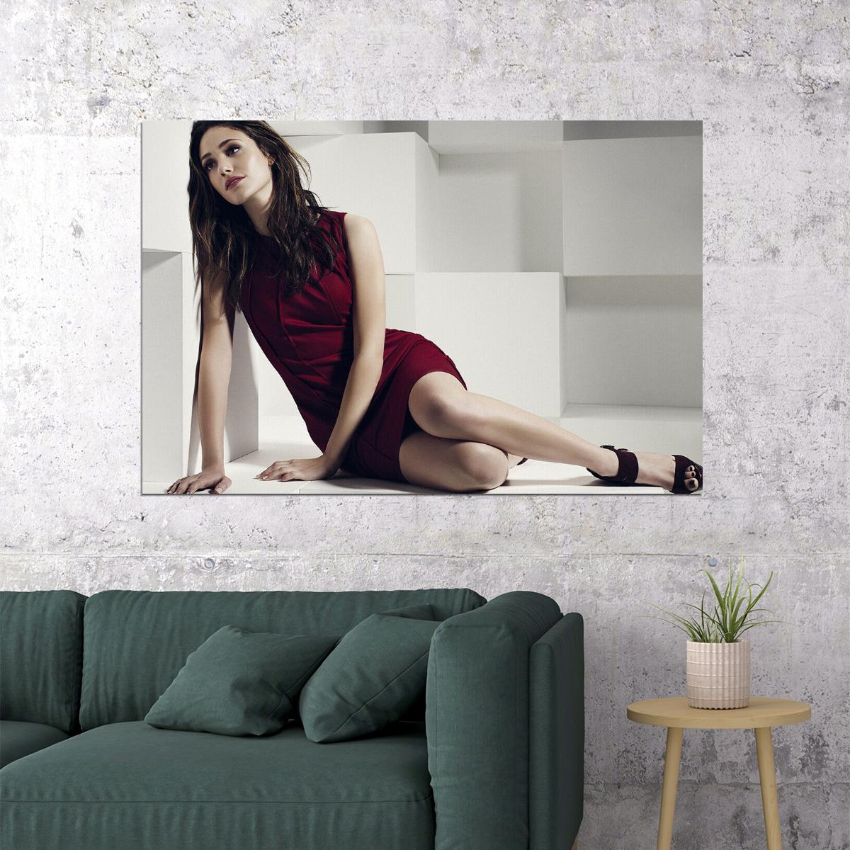 Emmy Rossum American Actor And Singer Poster Wall Art Print Home Wall Decor - xonomax