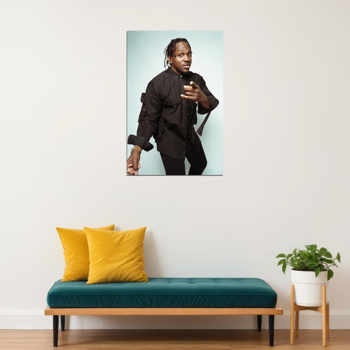Pusha T Daytona Rap Singer And Artist Poster Wall Art Print Home Wall Decor - xonomax
