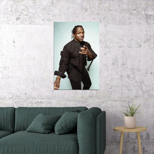Pusha T Daytona Rap Singer And Artist Poster Wall Art Print Home Wall Decor - xonomax