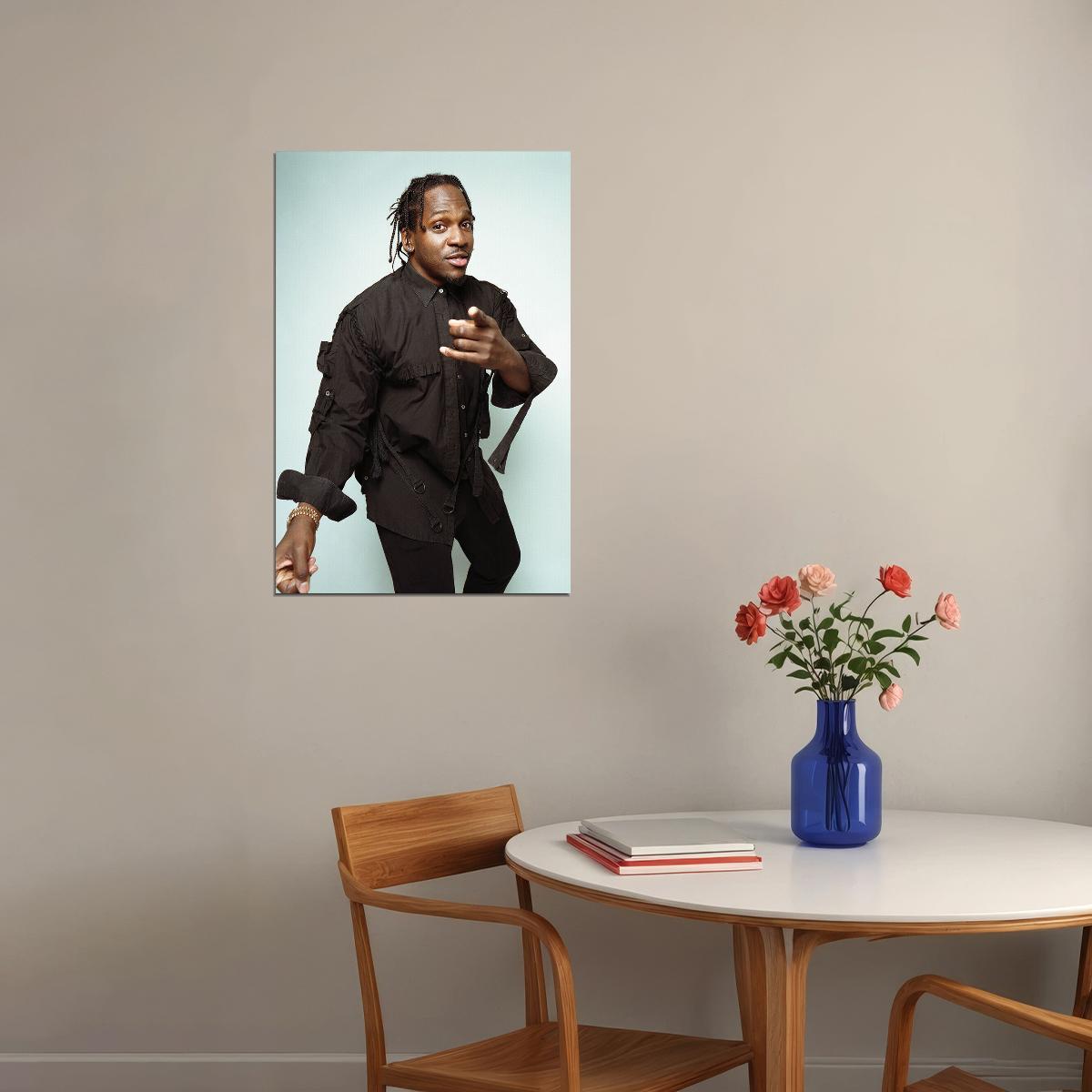 Pusha T Daytona Rap Singer And Artist Poster Wall Art Print Home Wall Decor - xonomax