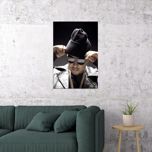 French Montana American Hip Hop Singer Rapper Poster Wall Art Print Home Wall Decor - xonomax