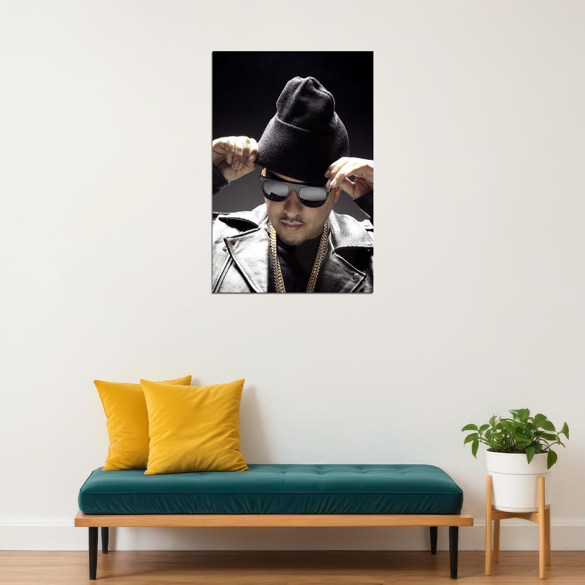 French Montana American Hip Hop Singer Rapper Poster Wall Art Print Home Wall Decor - xonomax