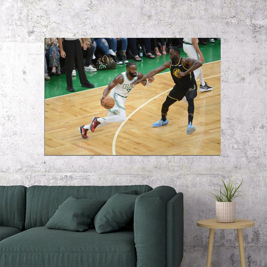 Boston Playoff Finals Jaylen Shooting Guard Poster Wall Art Print Home Wall Decor - xonomax