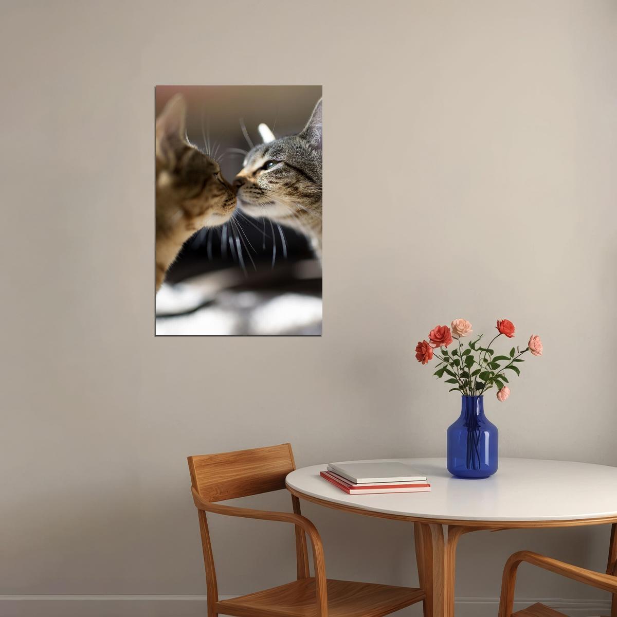 Cat Love All You Need Is Love And A Cat Poster Wall Art Print Home Wall Decor - xonomax