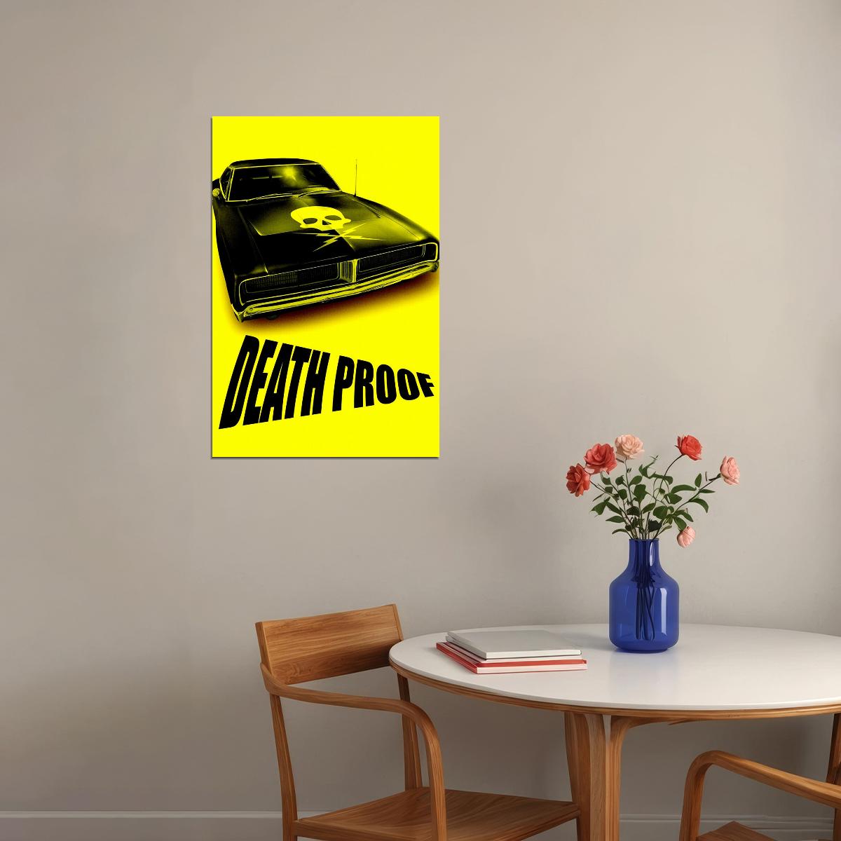 Death Proof Quentin Tarantino Minimalist Thriller Poster Wall Art Print Home Wall Decor - xonomax