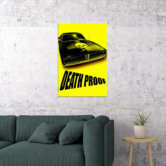 Death Proof Quentin Tarantino Minimalist Thriller Poster Wall Art Print Home Wall Decor - xonomax