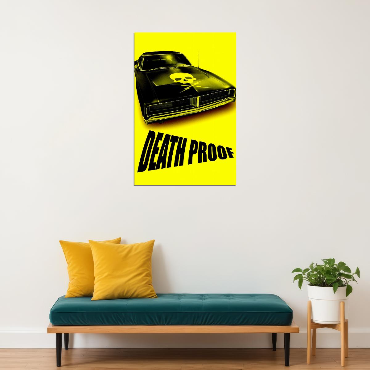 Death Proof Quentin Tarantino Minimalist Thriller Poster Wall Art Print Home Wall Decor - xonomax