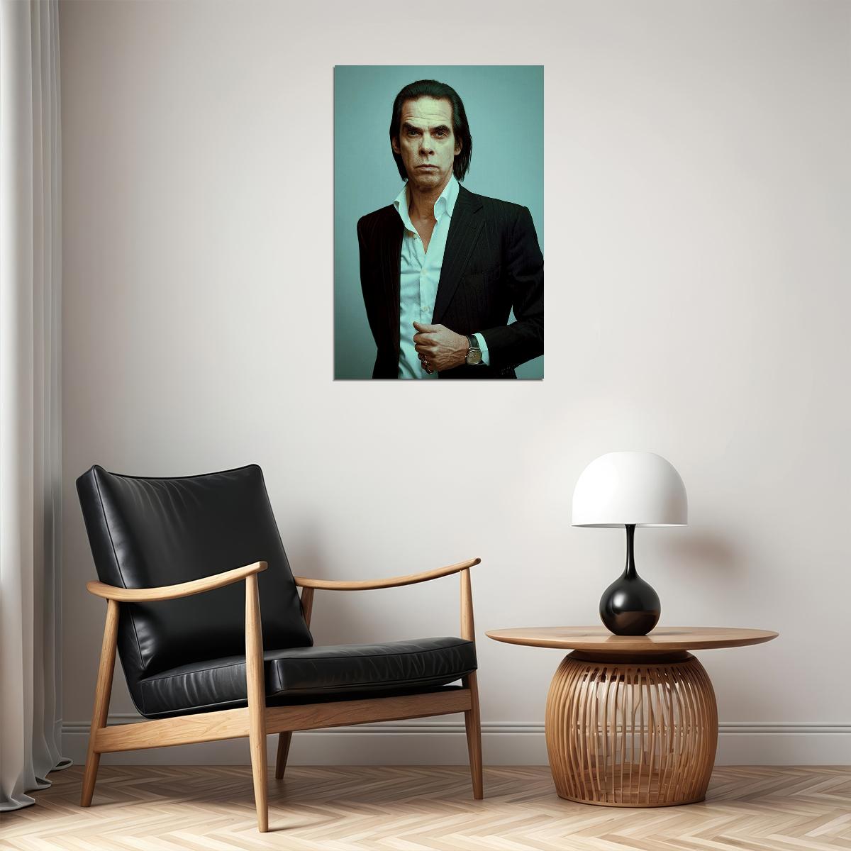 Nick Cave Portrait Songwriter Artist Poster Wall Art Print Home Wall Decor - xonomax