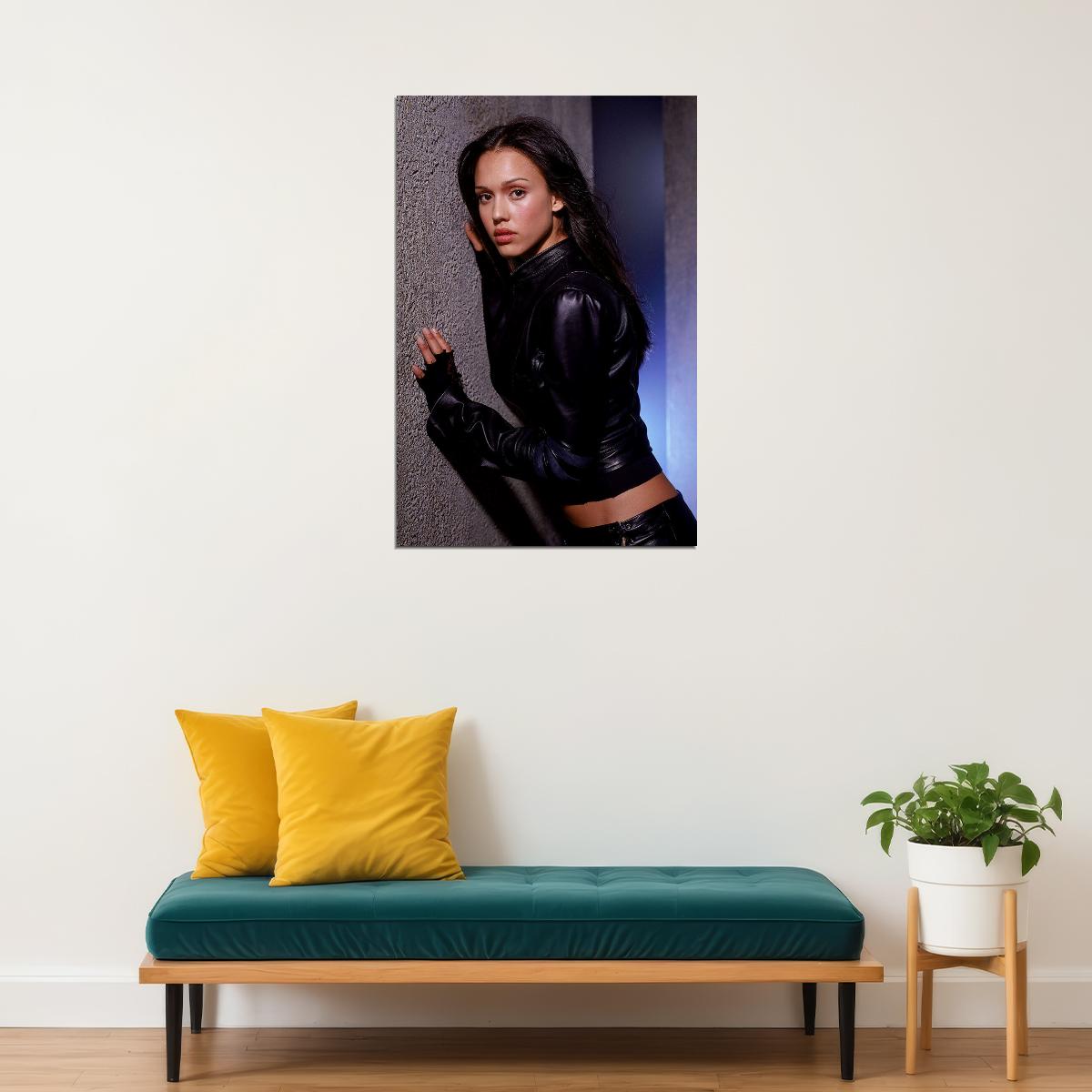 Dark Angel Movie Jessica Alba Attitude Mystery Poster Wall Art Print Home Wall Decor - xonomax