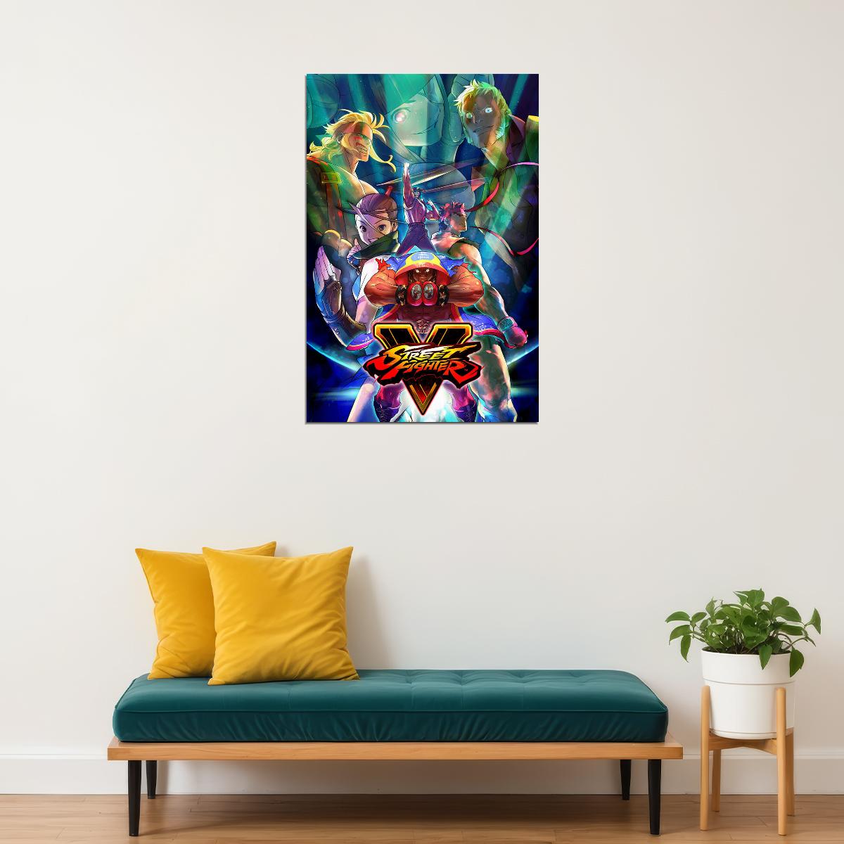 Street Fighter Video Game Series Action Poster Wall Art Print Home Wall Decor - xonomax