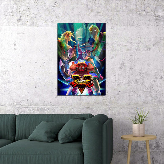 Street Fighter Video Game Series Action Poster Wall Art Print Home Wall Decor - xonomax