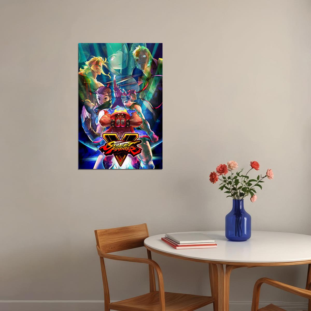 Street Fighter Video Game Series Action Poster Wall Art Print Home Wall Decor - xonomax