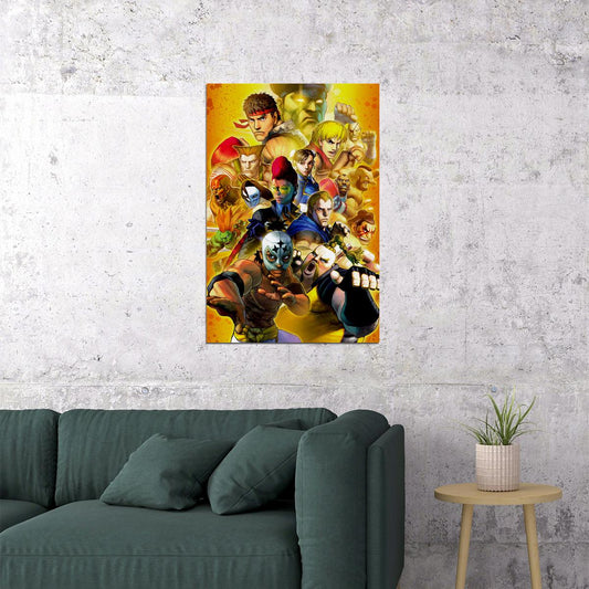 Street Fighter Video Game Series Adventure Poster Wall Art Print Home Wall Decor - xonomax