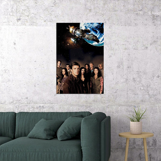 Firefly Science Fiction Tv Series Classic Movie Drama Poster Wall Art Print Home Wall Decor - xonomax