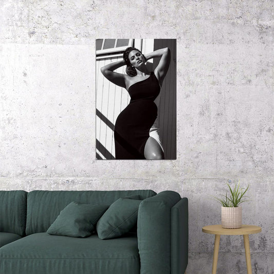 Ashley Graham American Beautiful Model Poster Wall Art Print Home Wall Decor - xonomax