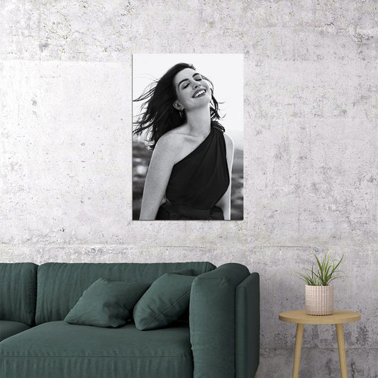 Anne Hathaway American Actor Singer Poster Wall Art Print Home Wall Decor - xonomax