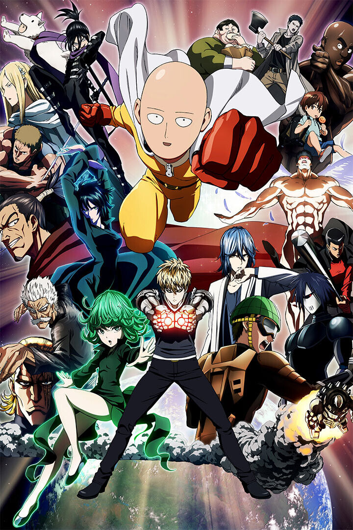 One Punch Man Classic Moive Anime Tv Series Poster Wall Art Print Home Wall Decor