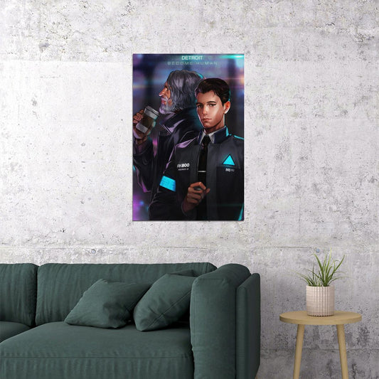 Detroit Become Human Video Game Series Action Poster Wall Art Print Home Wall Decor - xonomax