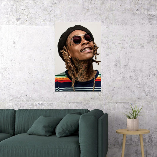 Wiz Khalifa Rap Music Hip Hop Rapper Artist Poster Wall Art Print Home Wall Decor - xonomax