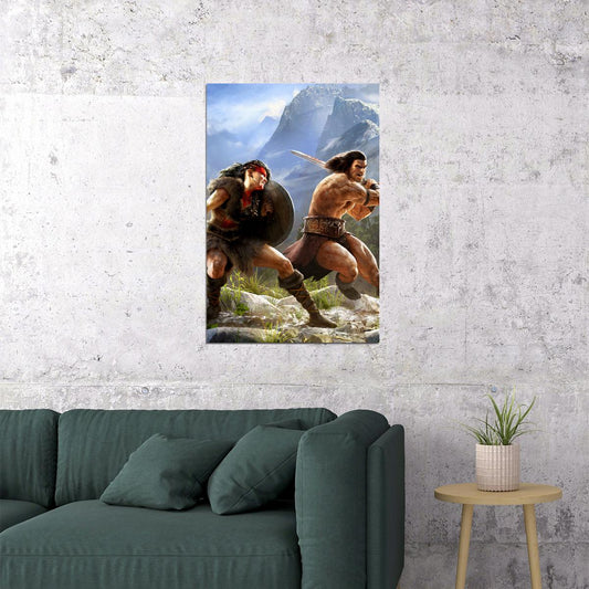 Conan Exiles Video Game Action Adventure Poster Wall Art Print Home Wall Decor - xonomax