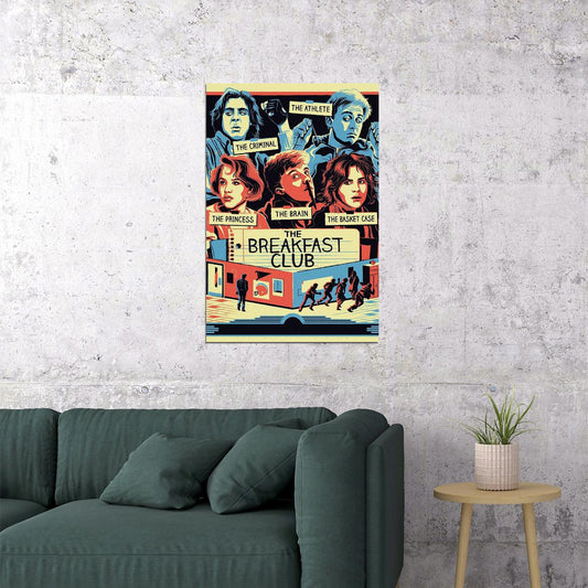 The Breakfast Club Classic Movie Comedy Drama Poster Wall Art Print Home Wall Decor - xonomax