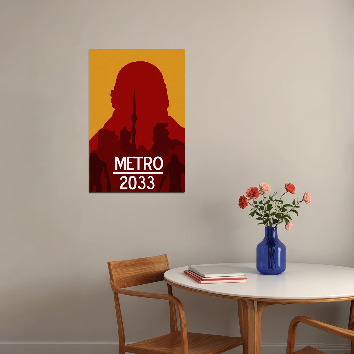 Metro Video Game First Person Marksmanship Game Poster Wall Art Print Home Wall Decor