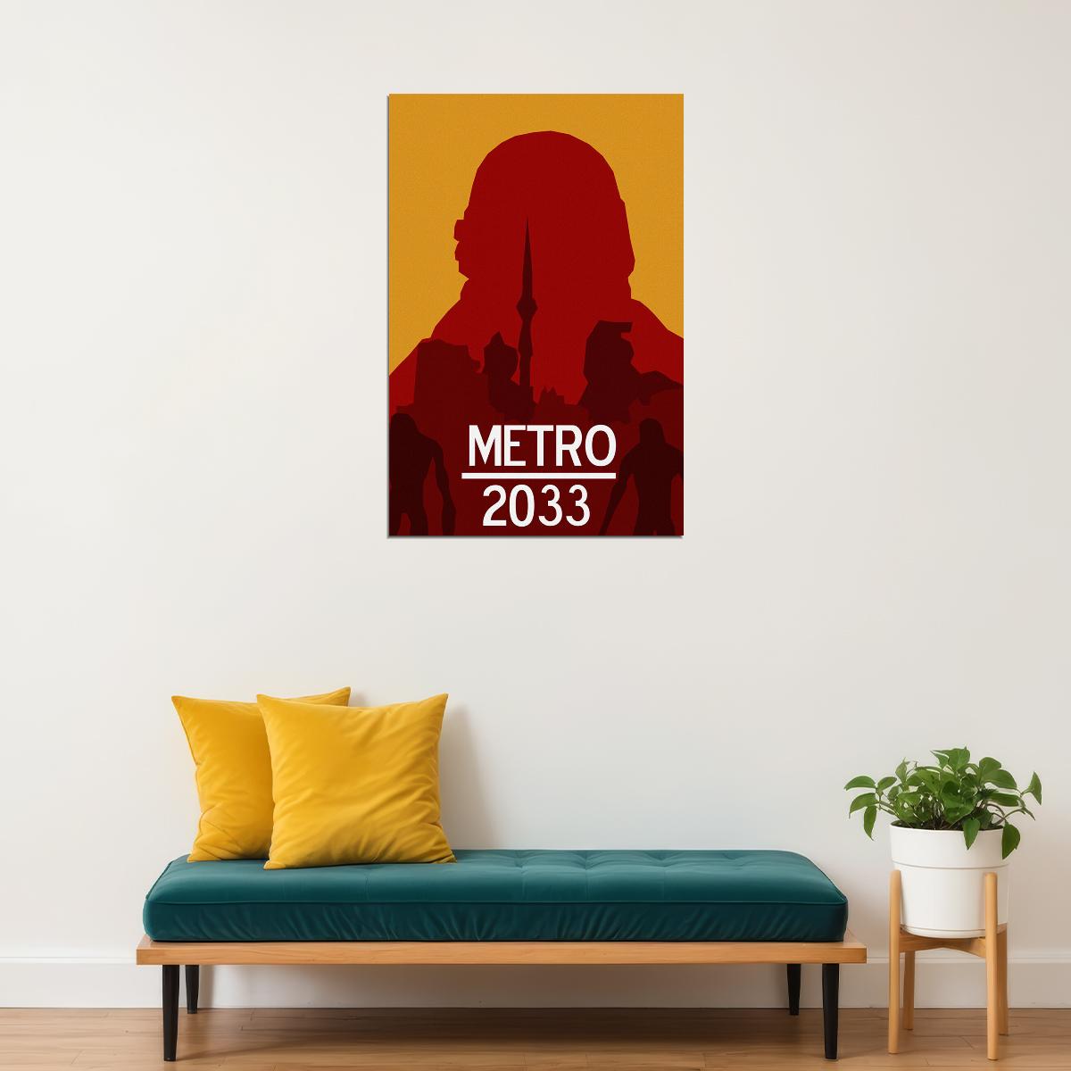 Metro Video Game First Person Marksmanship Game Poster Wall Art Print Home Wall Decor