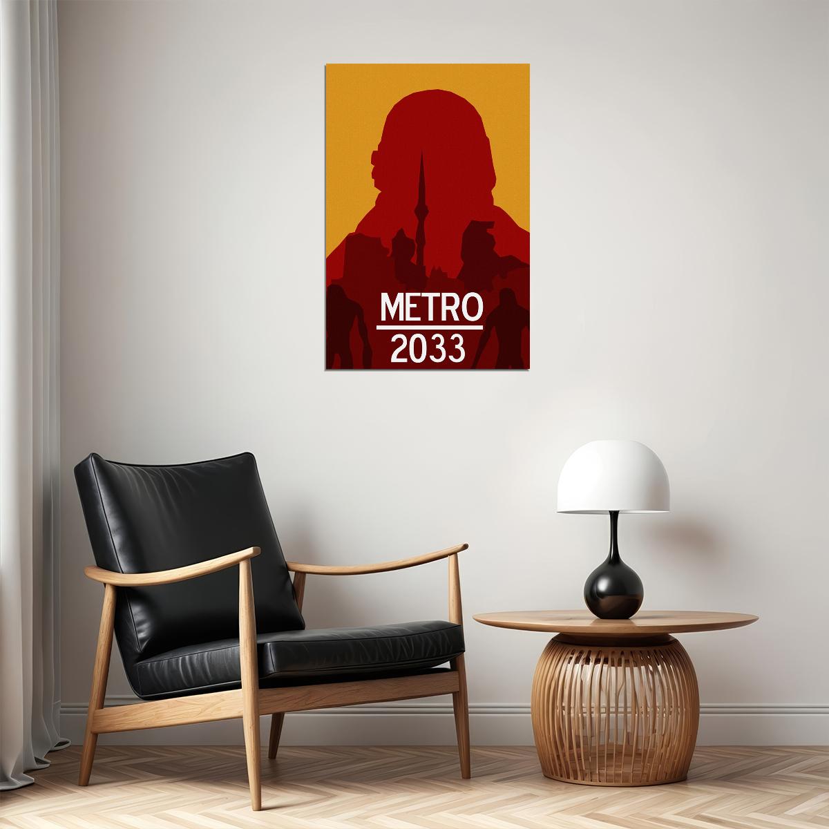 Metro Video Game First Person Marksmanship Game Poster Wall Art Print Home Wall Decor