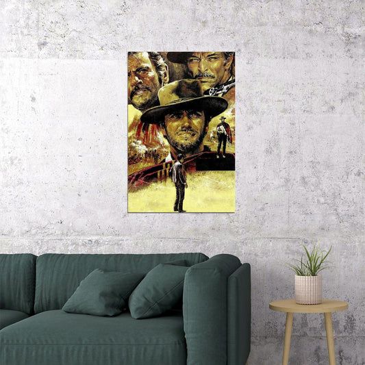 The Good The Bad The Ugly Adventure Excitement Poster Wall Art Print Home Wall Decor - xonomax