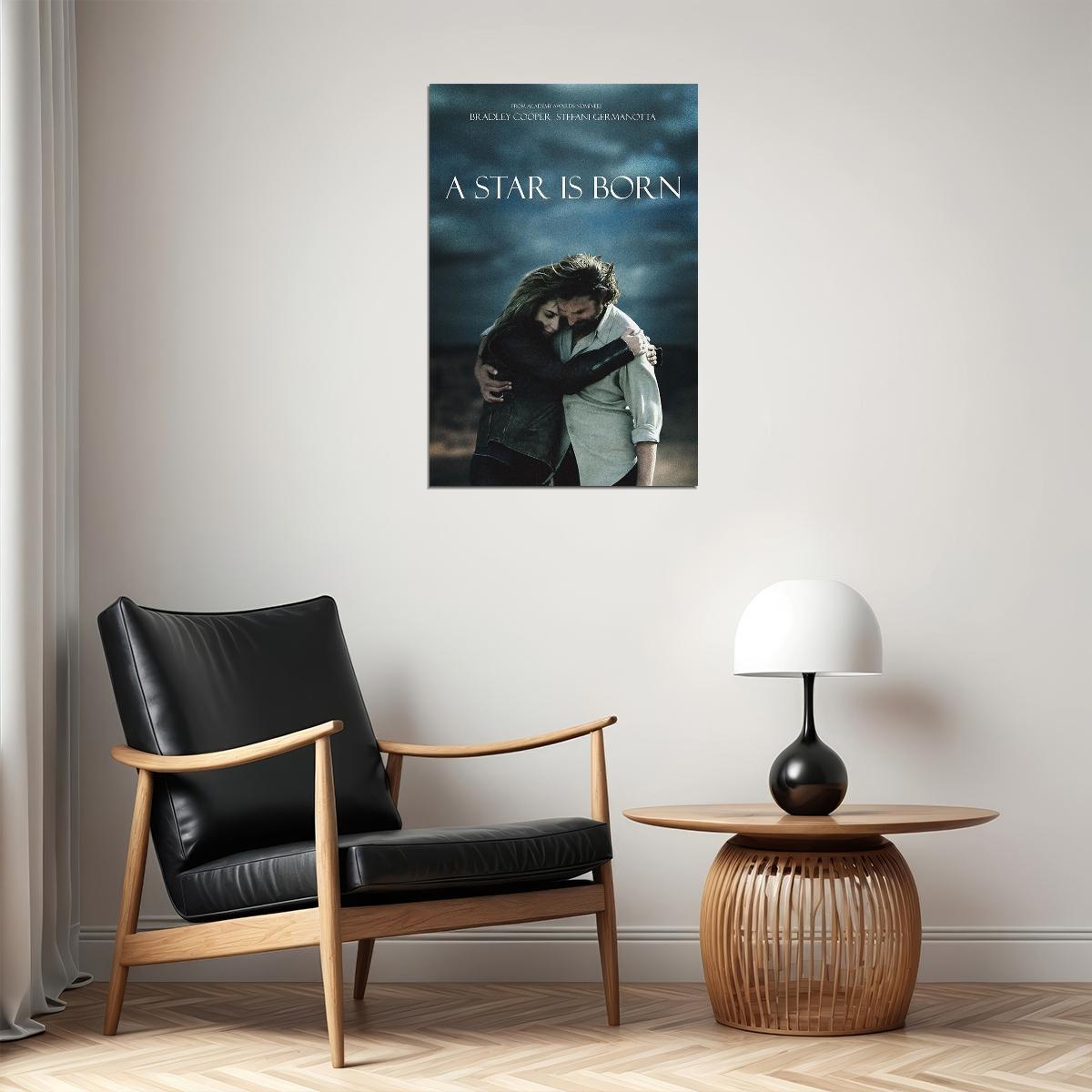 A Star Is Born Drama Music Romance Poster Wall Art Print Home Wall Decor - xonomax