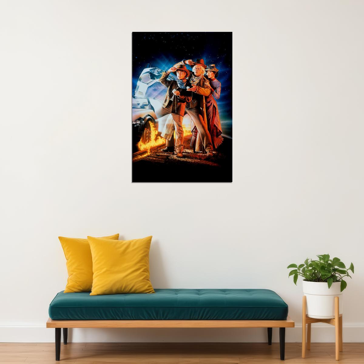 Back To The Future Classic Movie Science Fiction Poster Wall Art Print Home Wall Decor - xonomax
