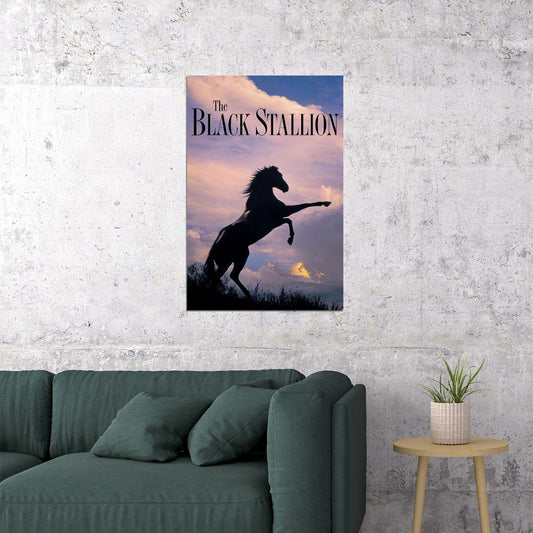 Black Stallion 1979 Movie Family Sport Adventure Poster Wall Art Print Home Wall Decor - xonomax