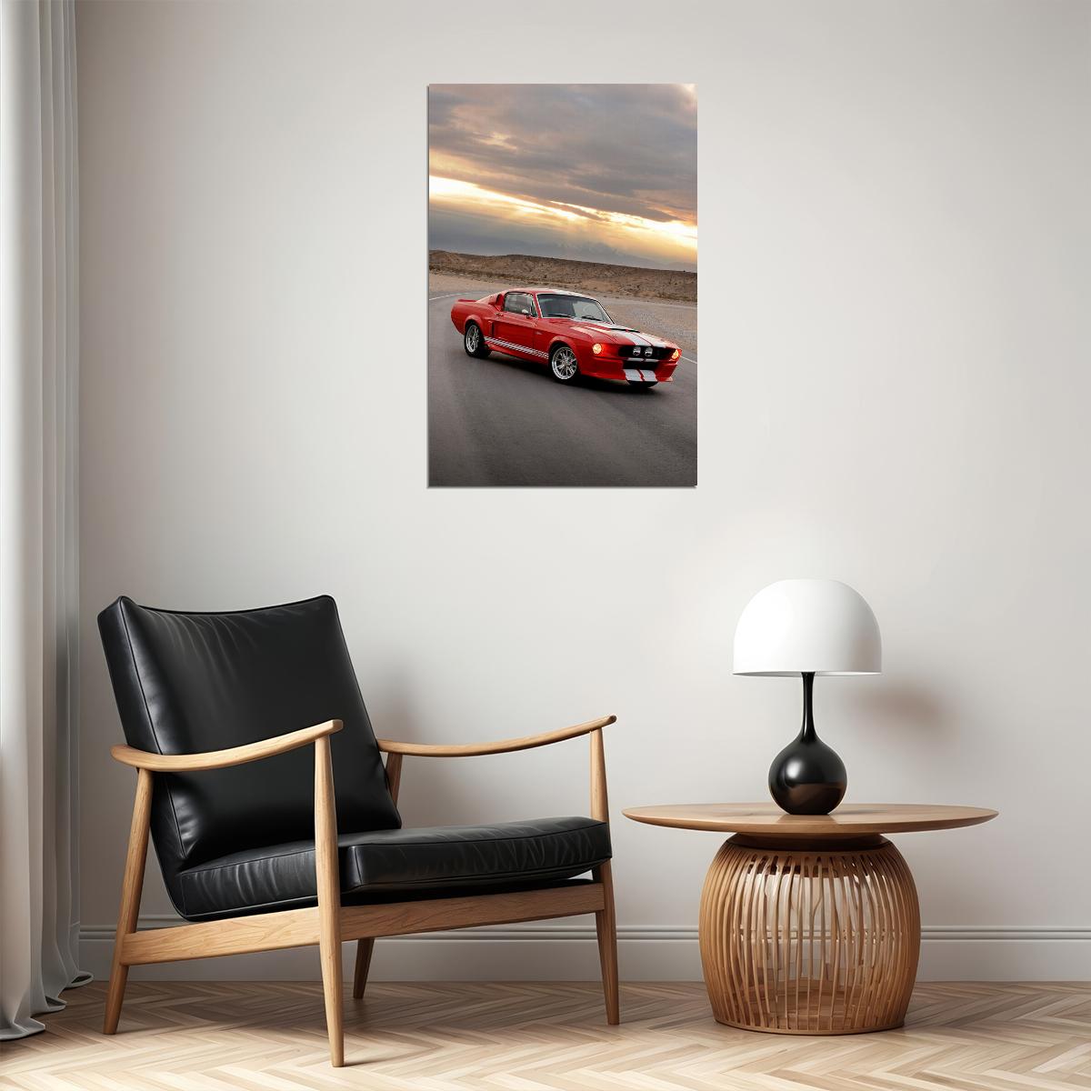 Mustang Gt500 Picture Generations Inspired Poster Wall Art Print Home Wall Decor - xonomax