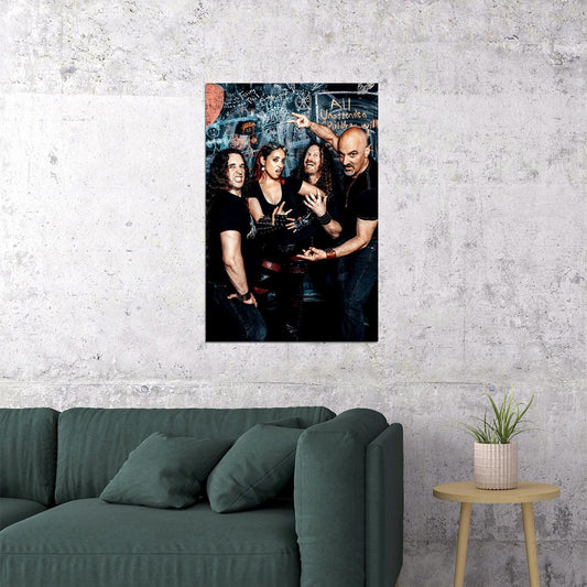 A Sound Of Thunder Music Band As They Gathered Poster Wall Art Print Home Wall Decor - xonomax