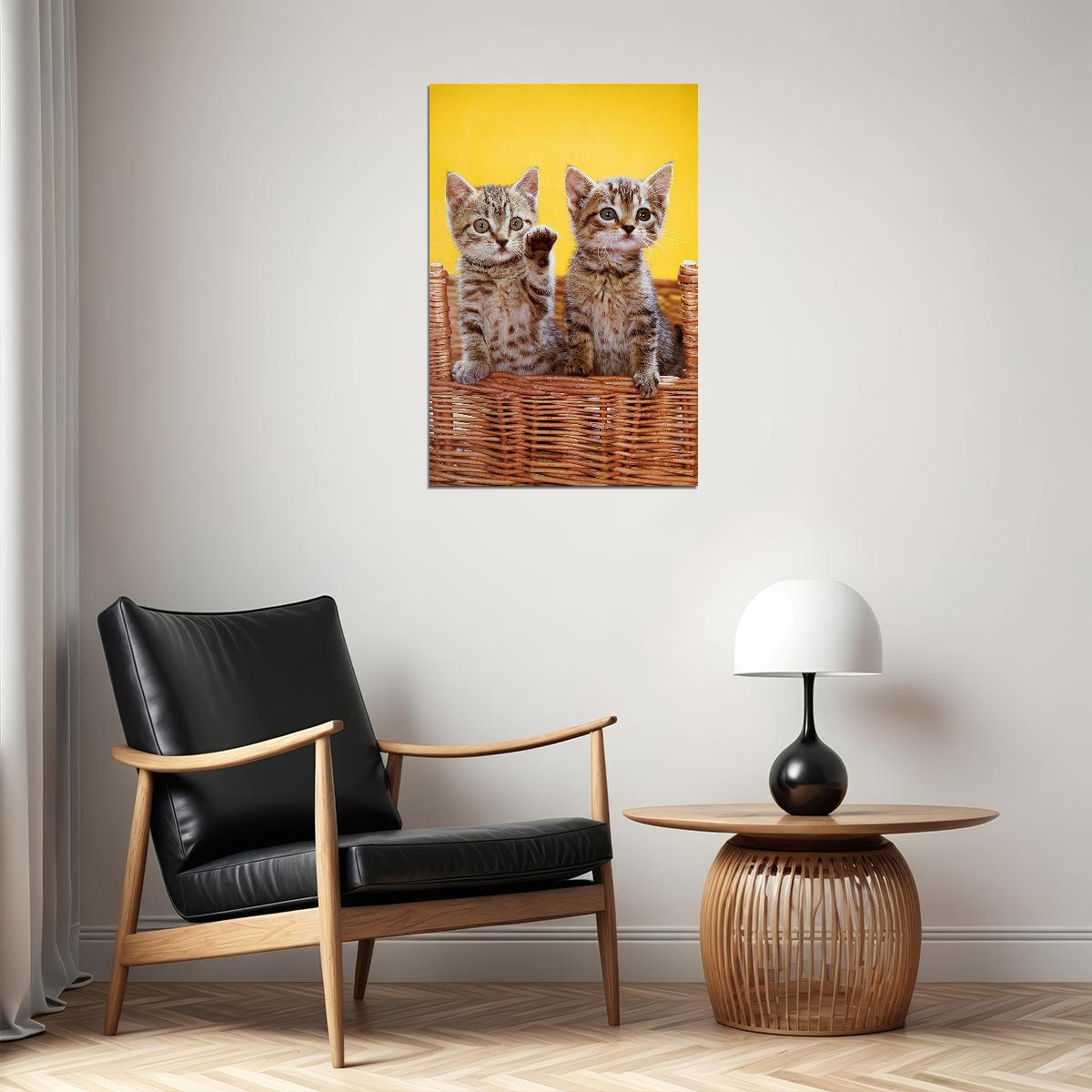 Cat Love All You Need Is Love And A Cat Domesticated Poster Wall Art Print Home Wall Decor - xonomax