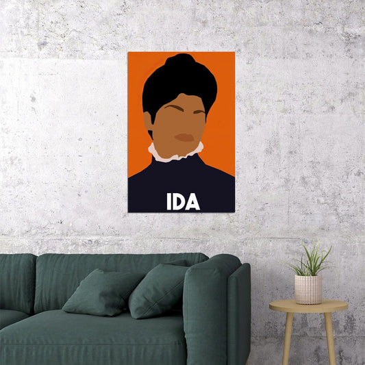Ida B Wells Portrait Feminist Icon Poster Wall Art Print Home Wall Decor - xonomax