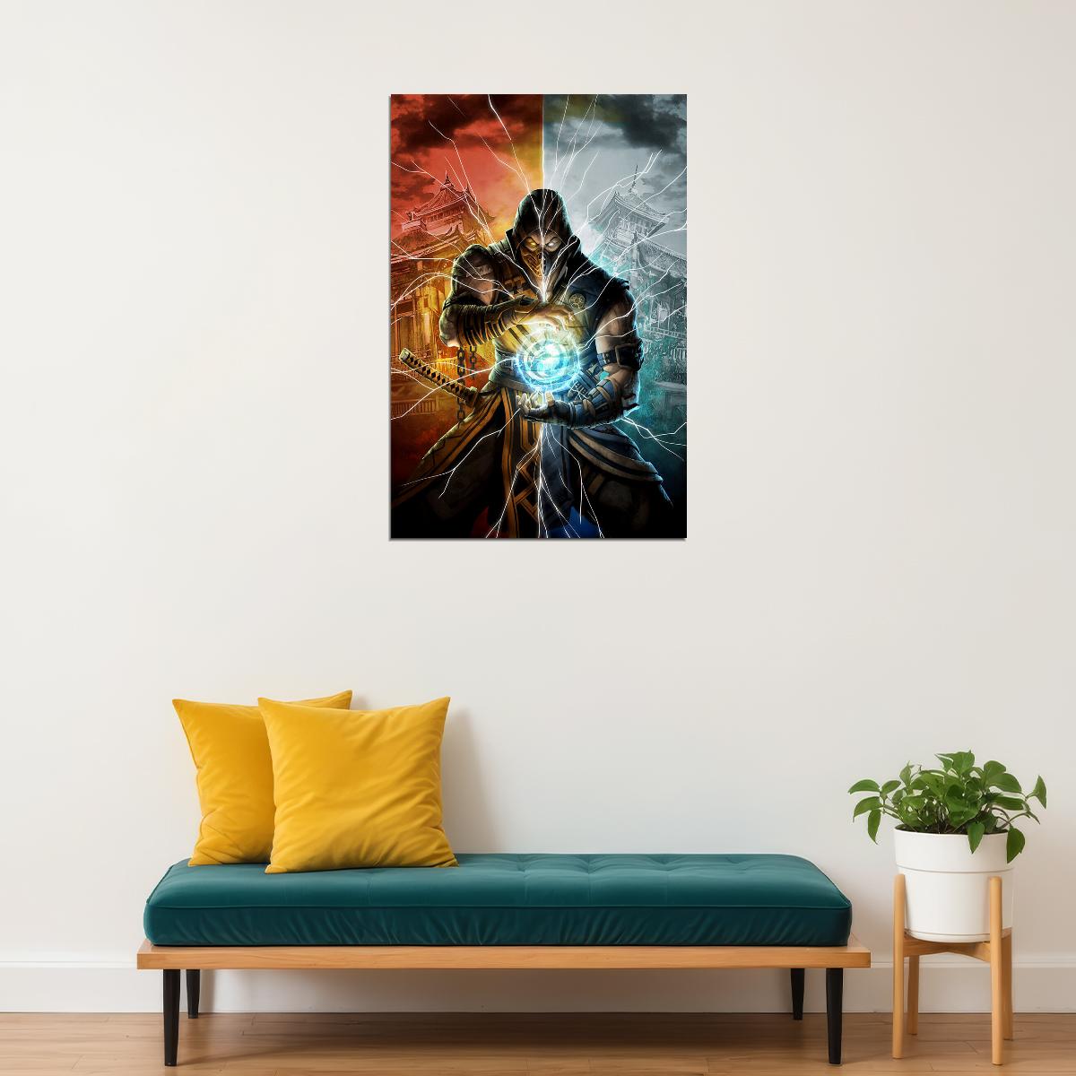 Mortal Kombat 11 Video Game Series Fantasy Poster Wall Art Print Home Wall Decor
