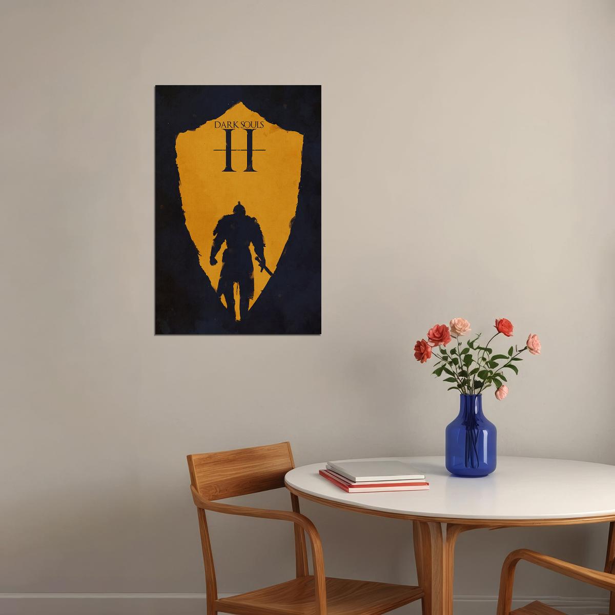 Dark Souls 2 Video Game Action Role Playing Poster Wall Art Print Home Wall Decor