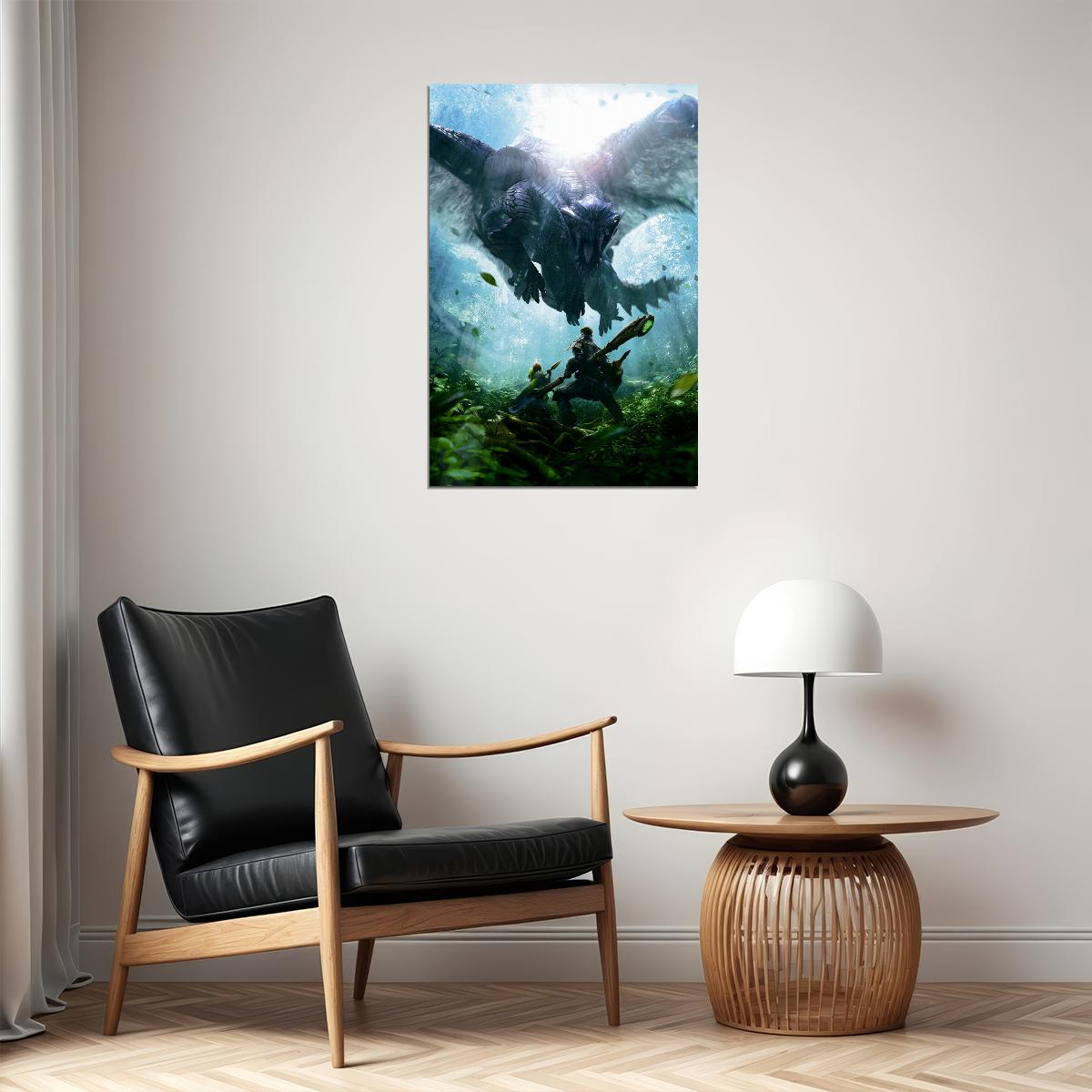 Monster Hunter World Iceborne Action Role Playing Poster Wall Art Print Home Wall Decor