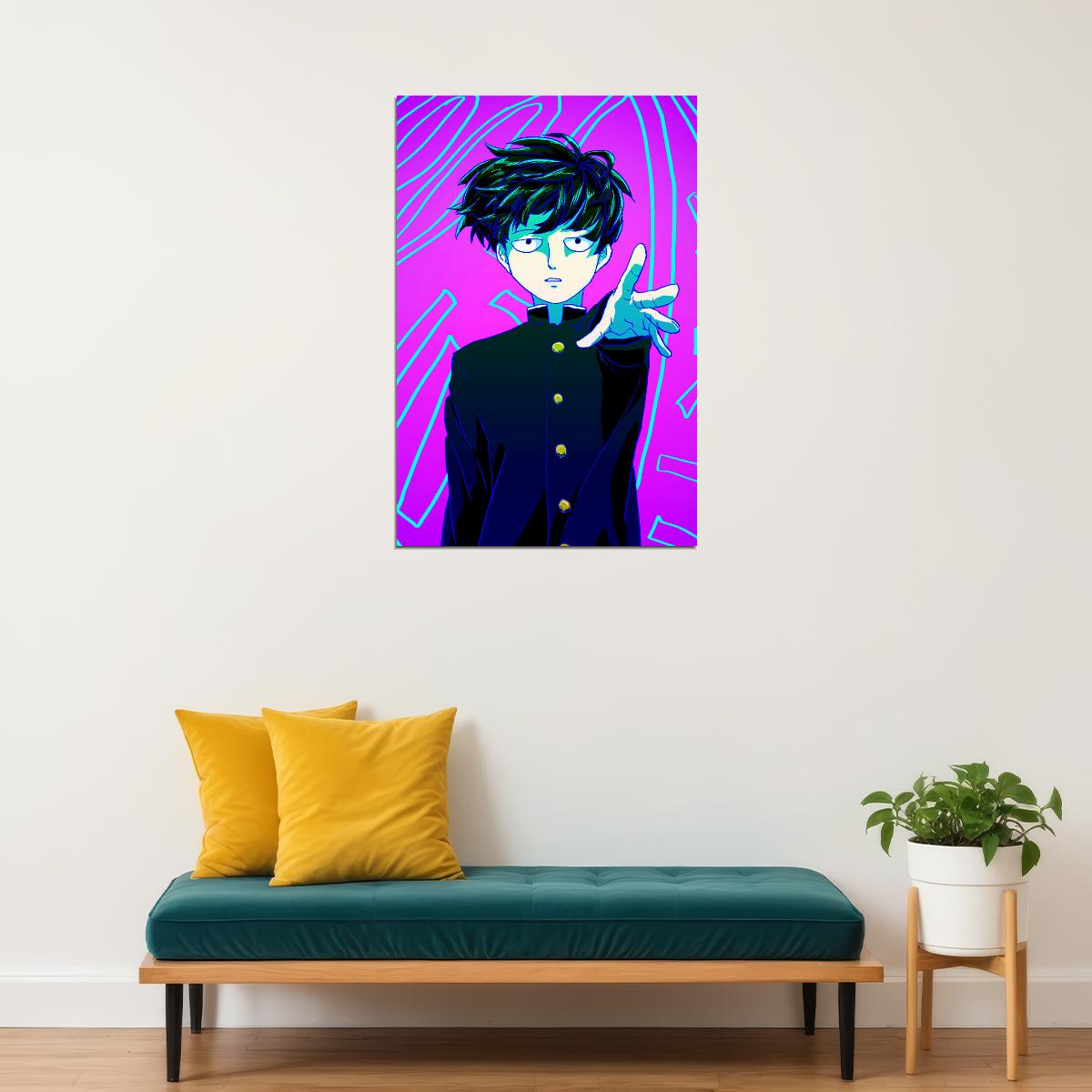 Mob Psycho 100 Animation Action Comedy Poster Wall Art Print Home Wall Decor