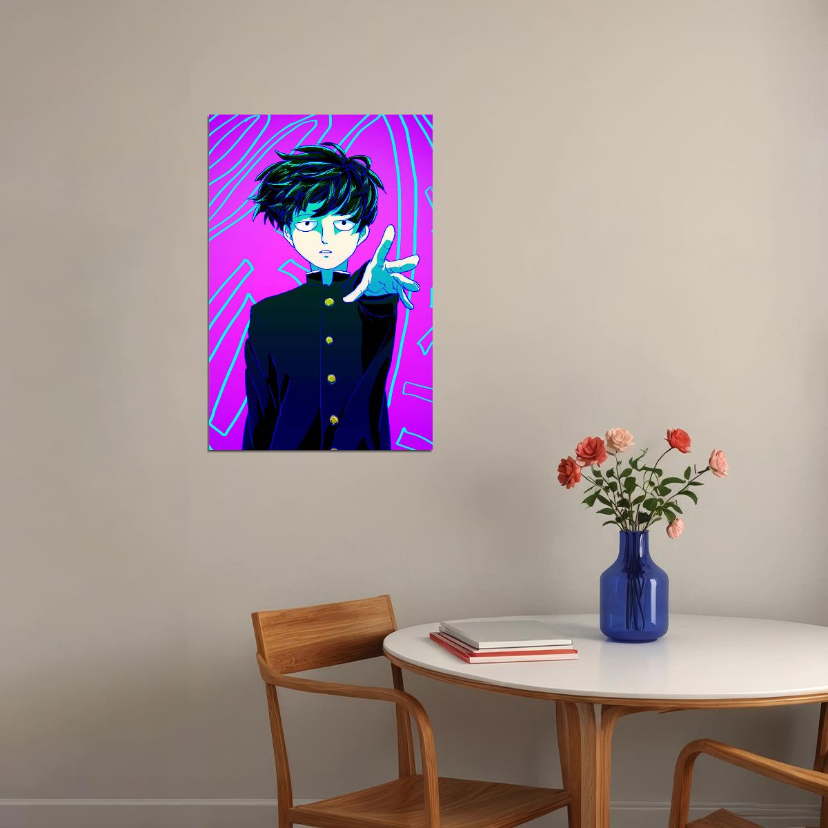 Mob Psycho 100 Animation Action Comedy Poster Wall Art Print Home Wall Decor