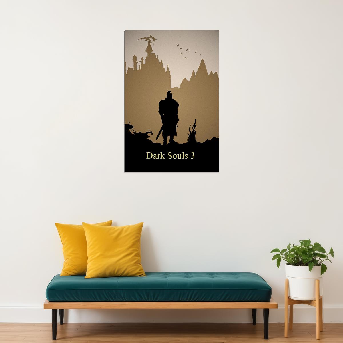 Dark Souls Remastered Video Game Fantasy Poster Wall Art Print Home Wall Decor